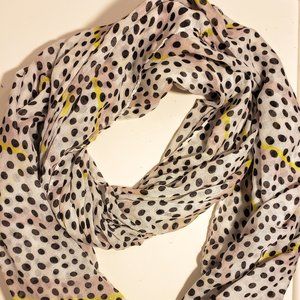 Polka Dot and Strip Infinity Scarf